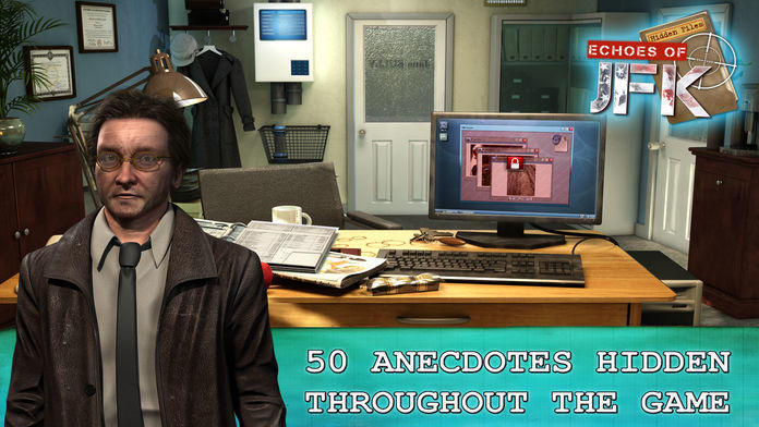 Captura de Tela do Jogo Hidden Files: Echoes of JFK (FULL) - A Hidden Object Adventure