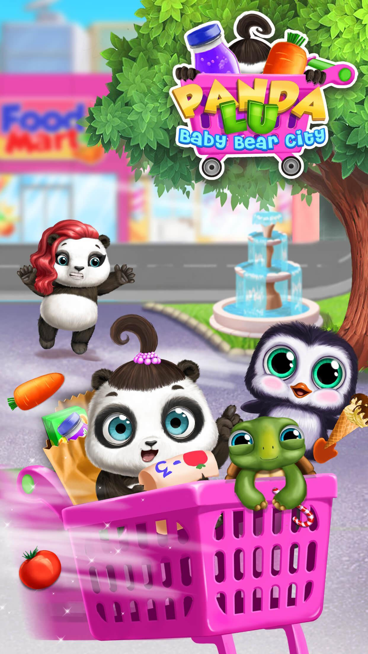 Panda Lu Baby Bear City Game Screenshot