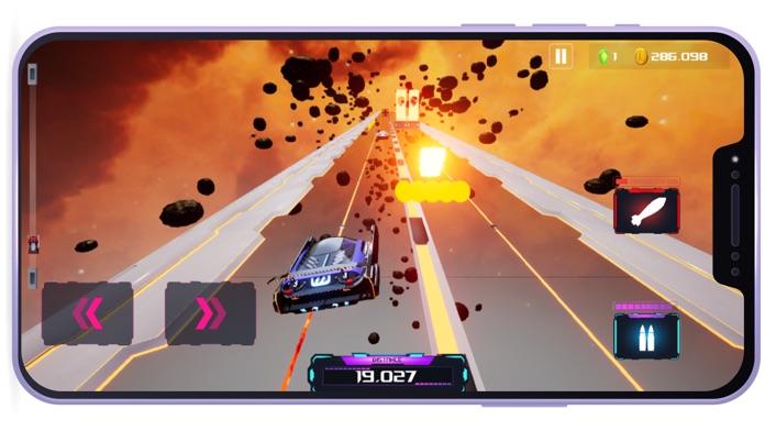 Sci Fi Racer Game Screenshot