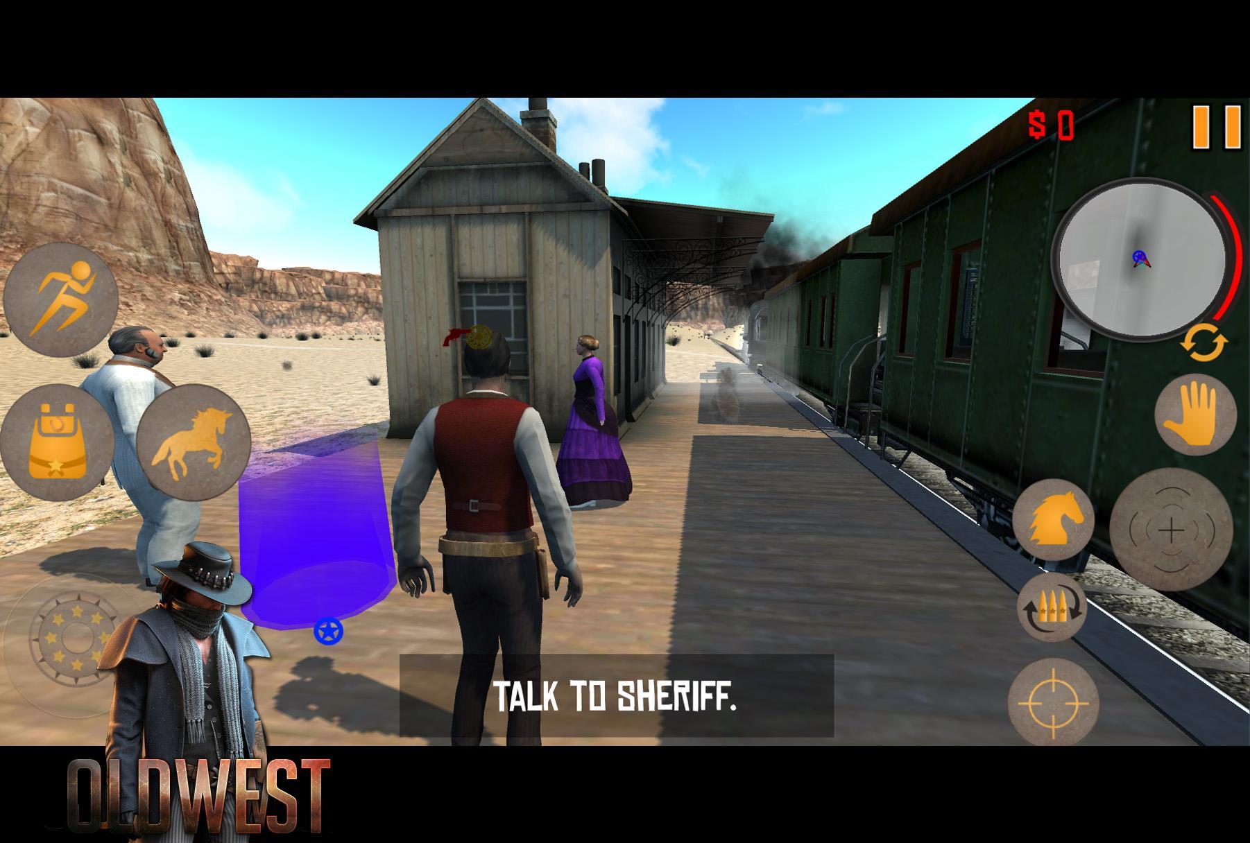 Screenshot 1 of Old West (サンドボックス化された西部劇) 1.01