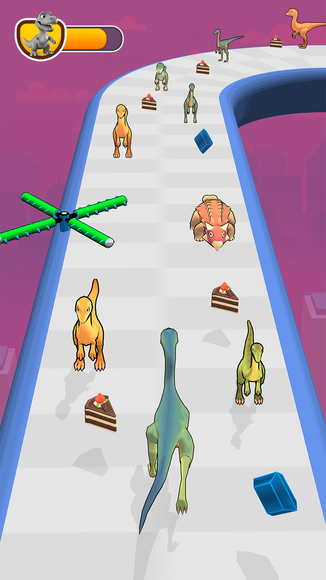 Dino Rush: Dinosaur Evolution ゲームのスクリーンショット