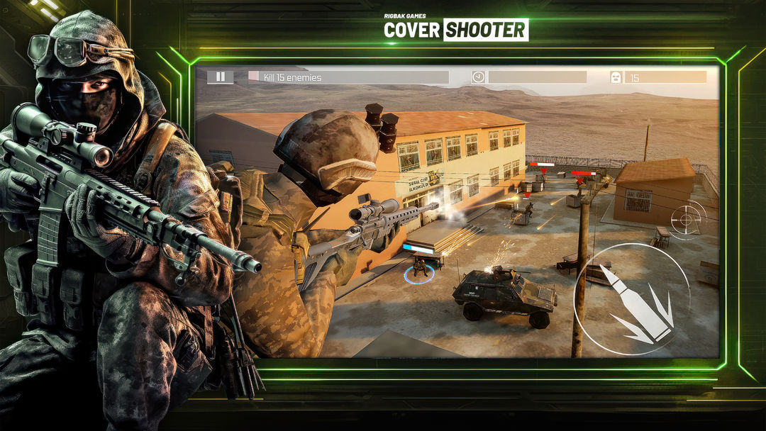 Cover Shooter: Gun Shooting ภาพหน้าจอเกม