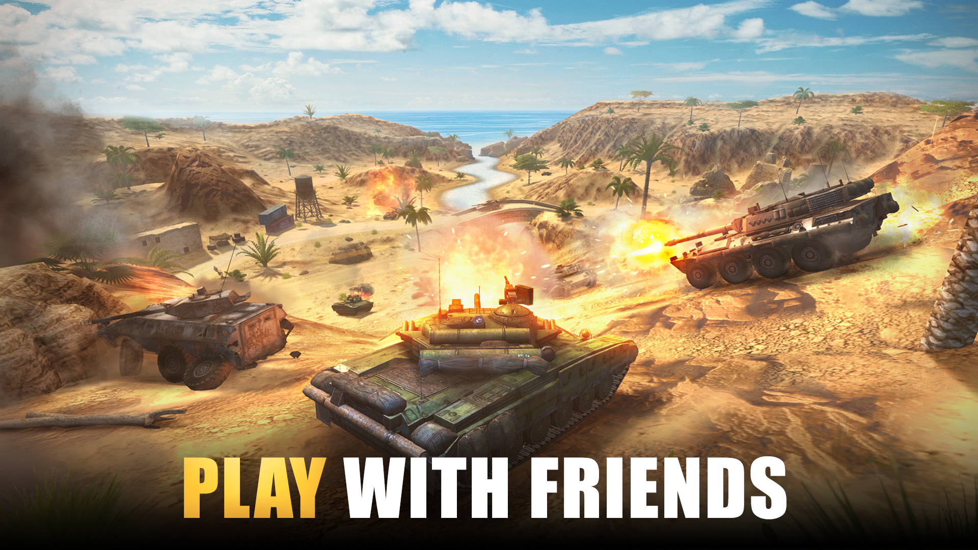 Screenshot of Tank Force: War games of Blitz