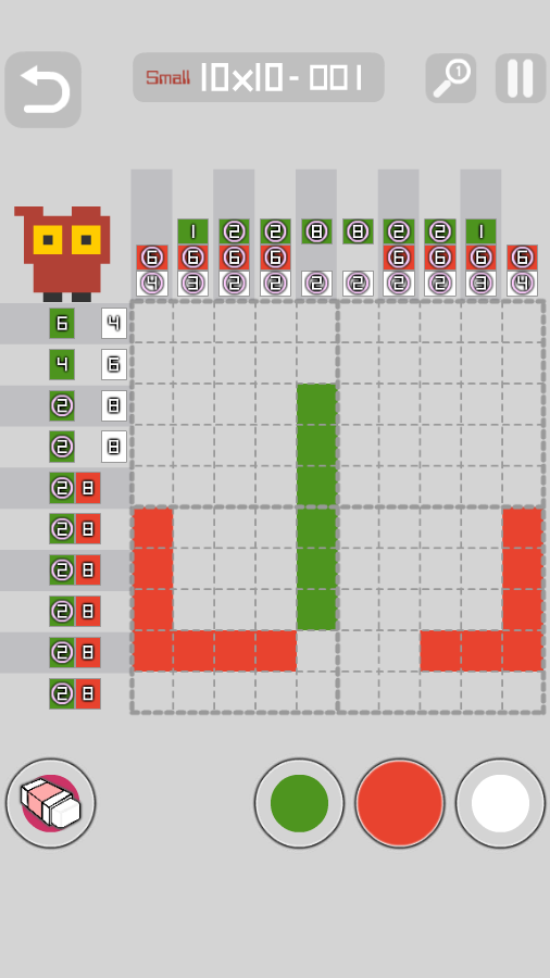 Mine Sketch Picross Game Screenshot