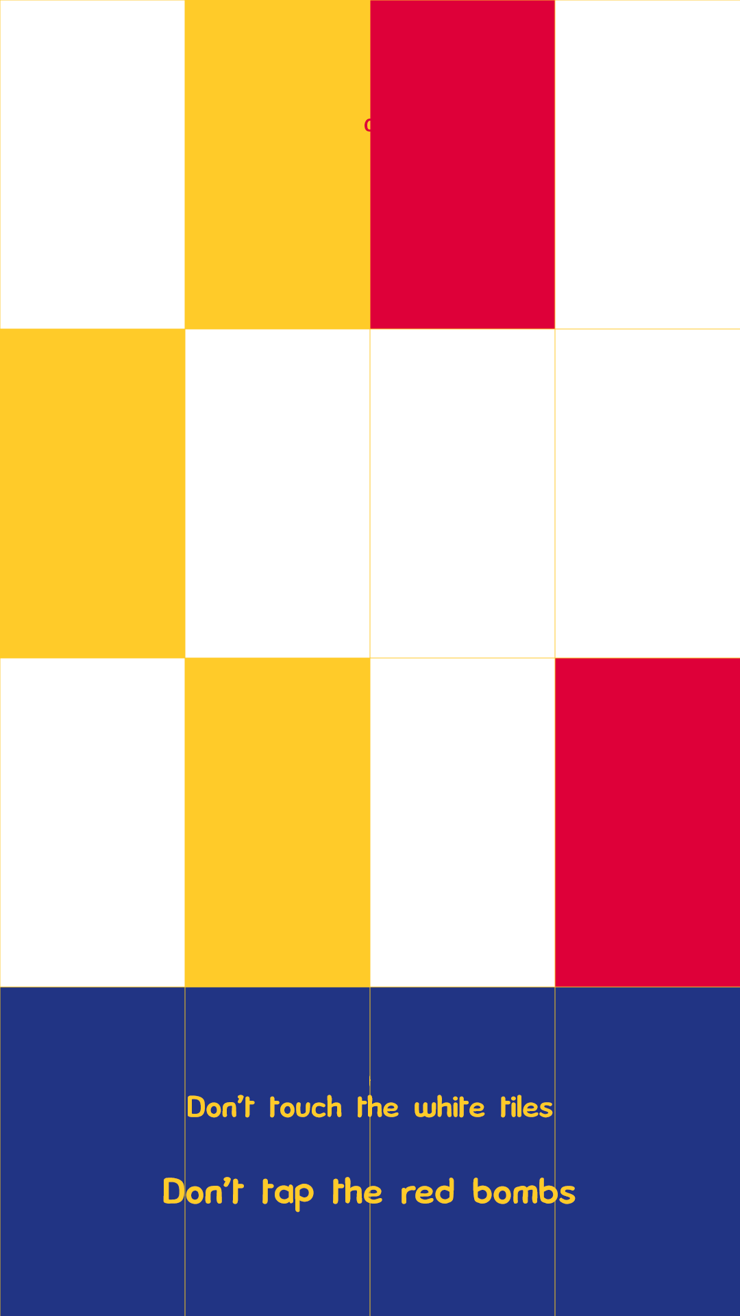 Screenshot of BTS DNA Piano