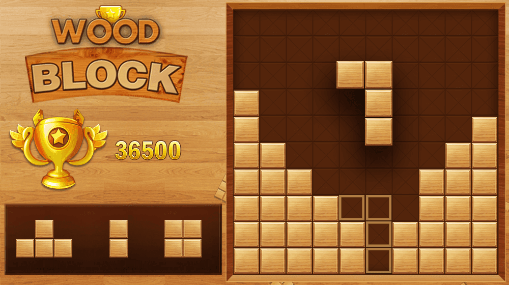 Wood Block Puzzle Game Screenshot