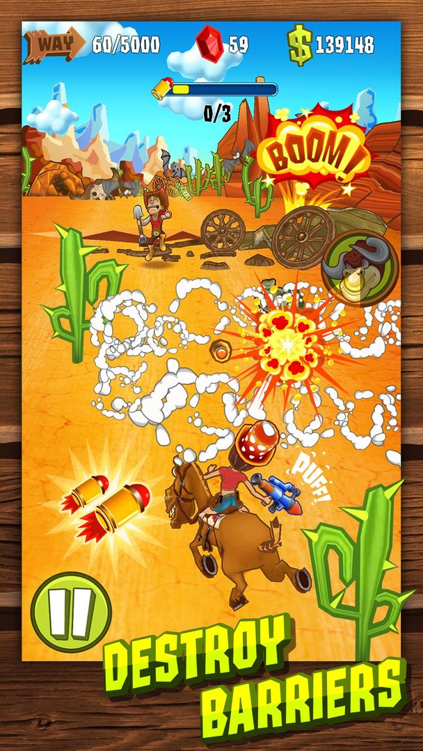 Shoot & Run: Western screenshot game