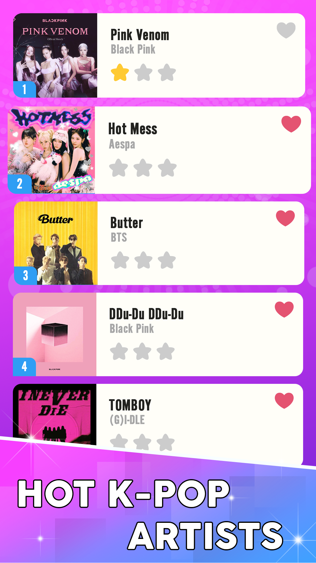 Pink Piano Tiles : Music Kpop Game Screenshot