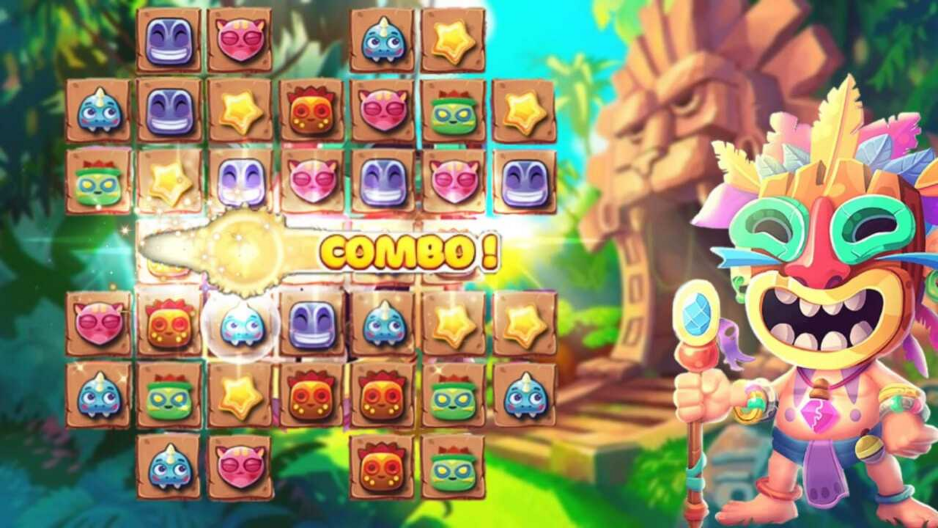 Mayan Jewel: Match 3 Game Game Screenshot