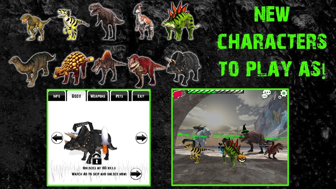 Raptors Online - Gun Dinosaurs 게임 스크린 샷
