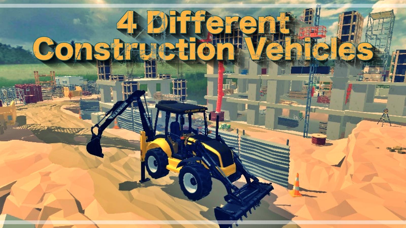 Crane Construction Simulation ゲームのスクリーンショット