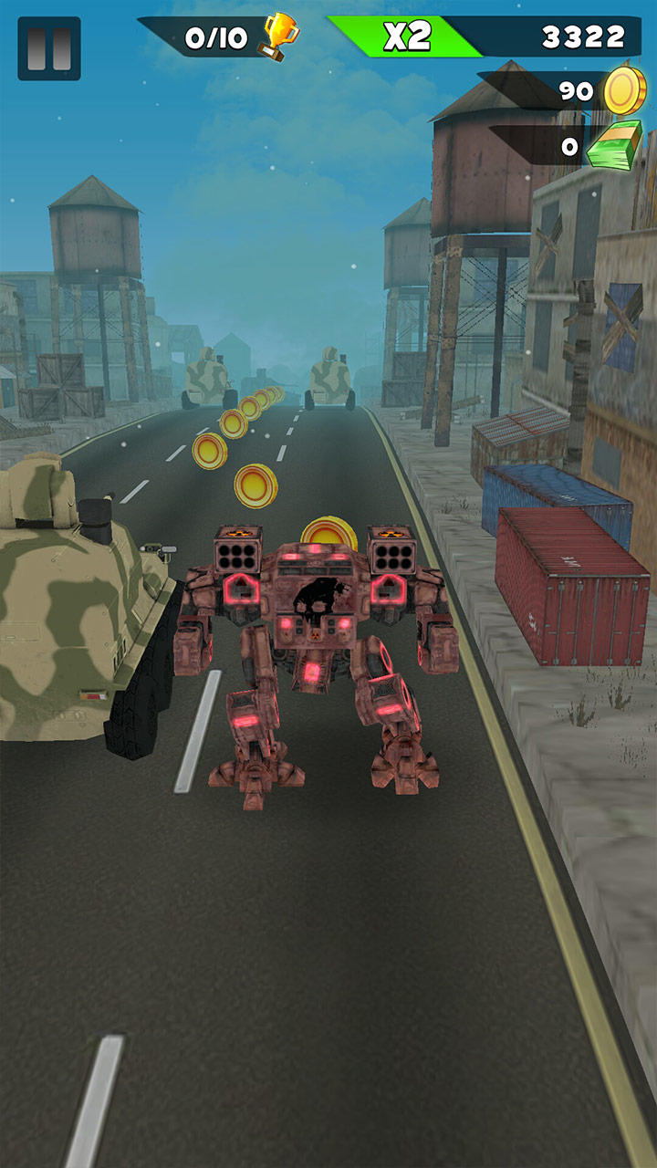 Robots Tanks Game Screenshot