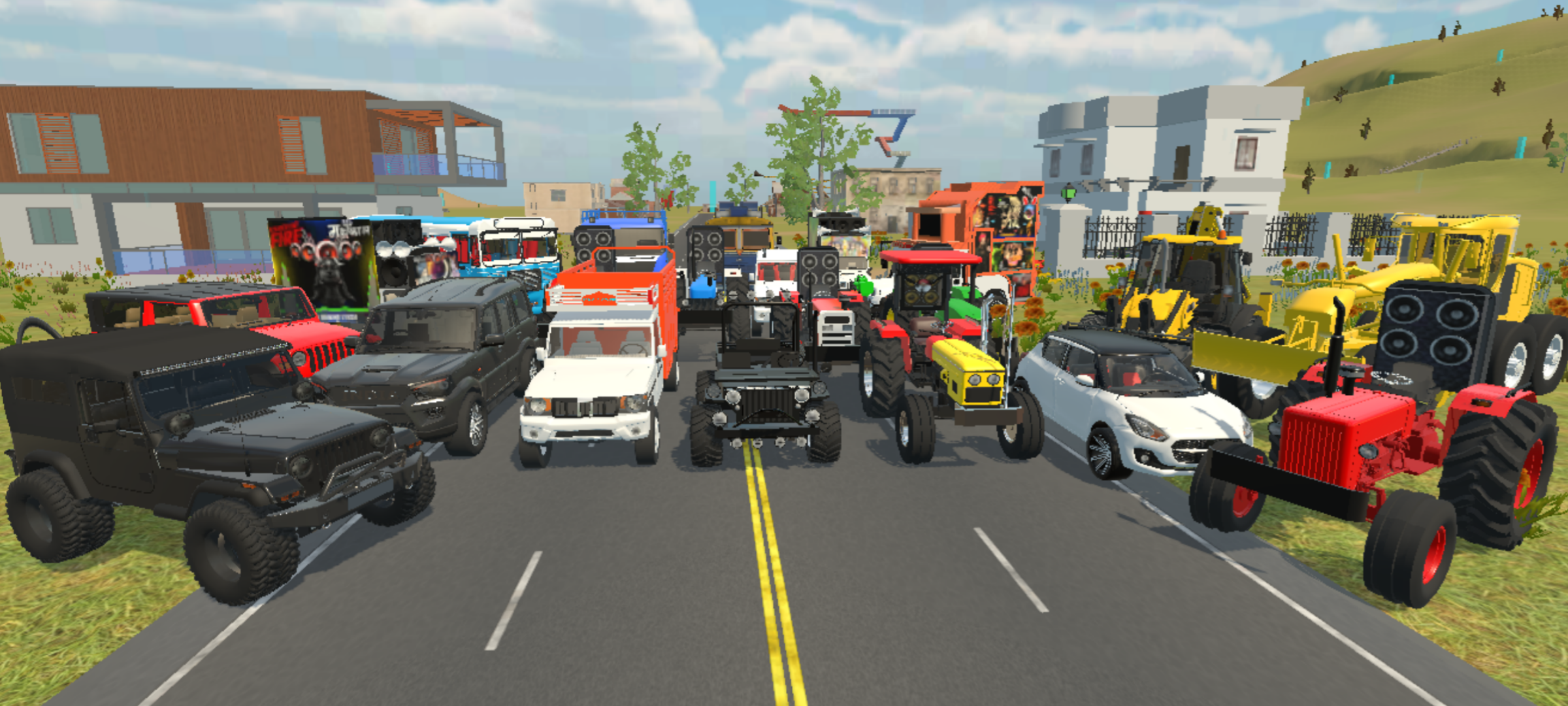 Screenshot 1 of Simulator Kendaraan India 3d 0.29