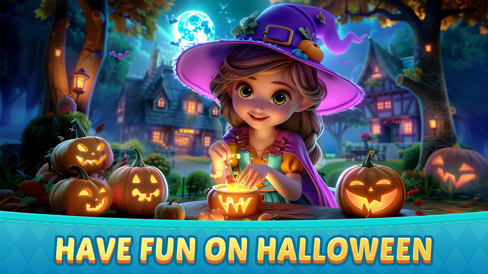 Merge Witches-Match Puzzles Game Screenshot