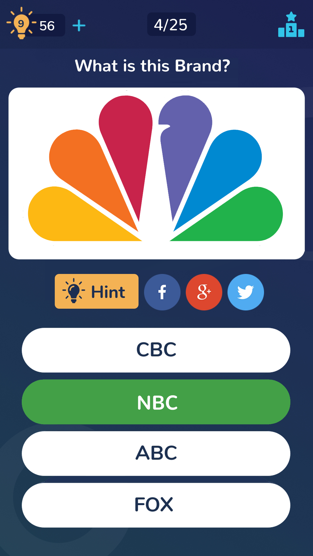 Trivia Quiz: Super Trivia Game Game Screenshot