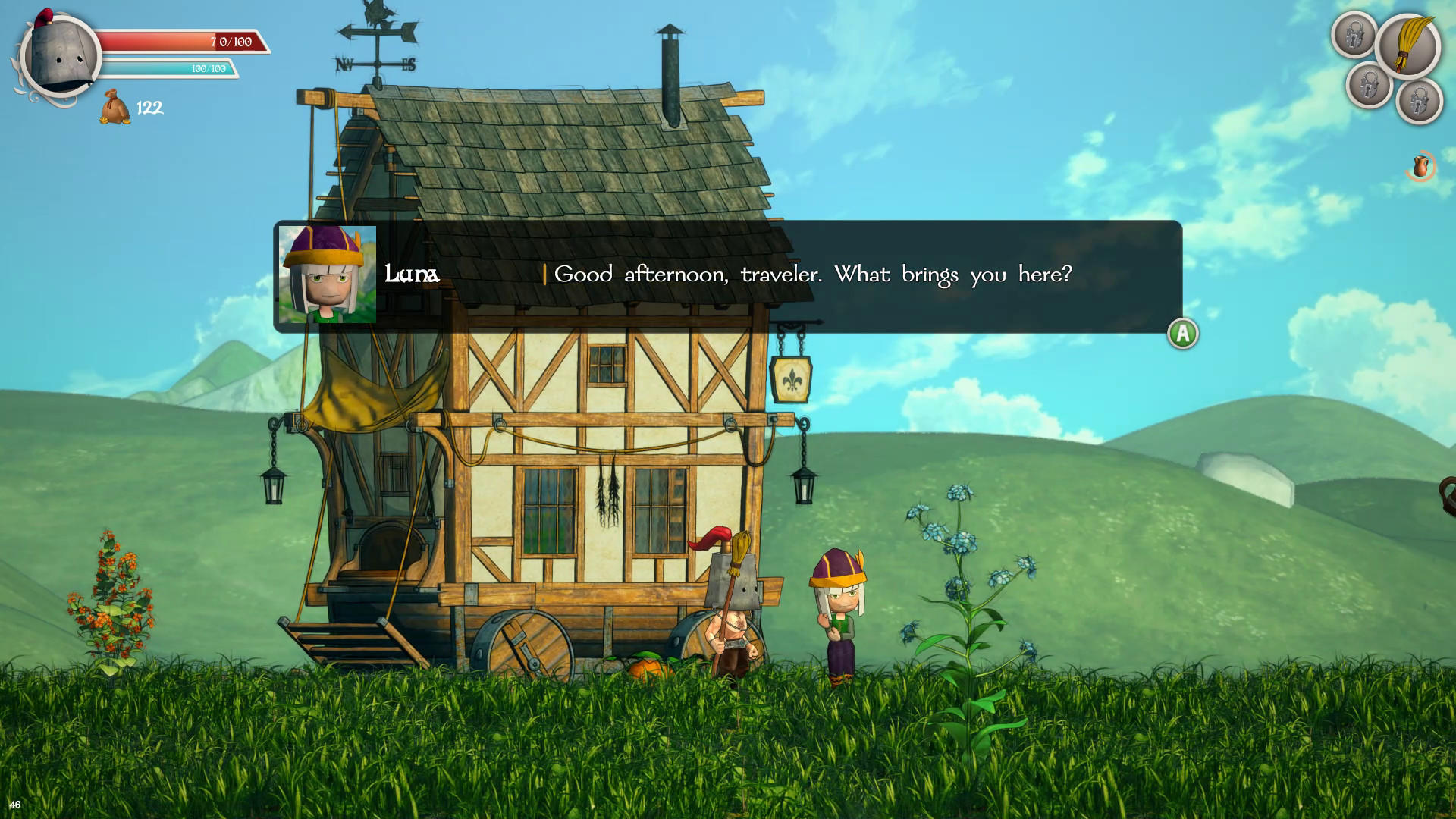 Clunky Hero Game Screenshot