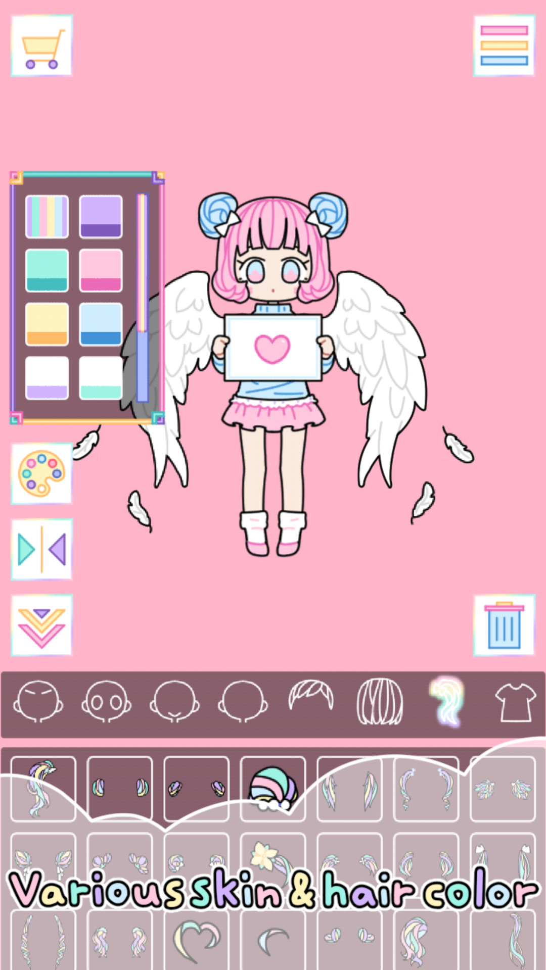Pastel Girl : Dress Up Game Game Screenshot