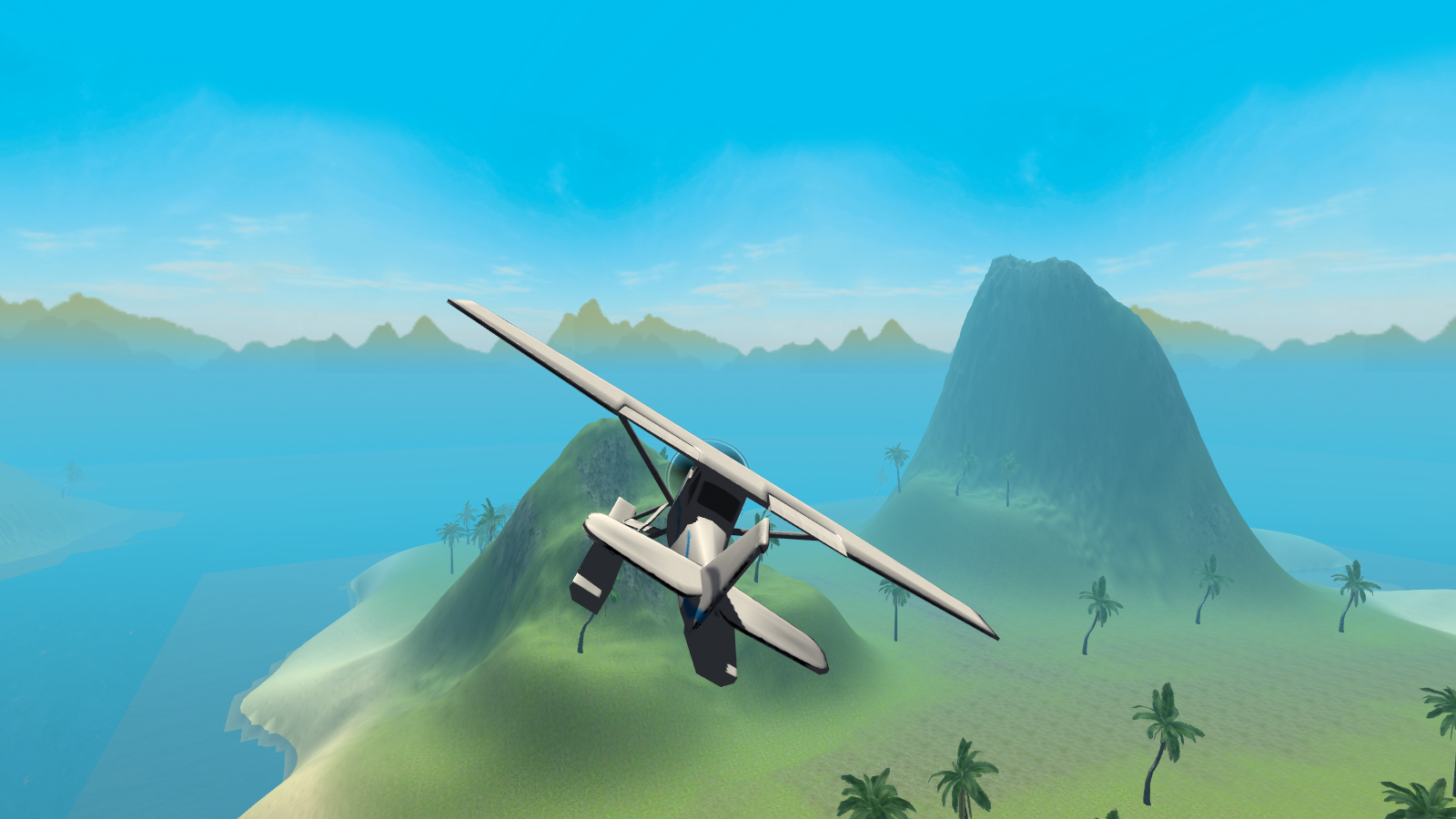 Captura de Tela do Jogo Flying Sea Plane Simulator 3D