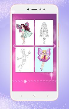 Fairy Coloring Pages Game Screenshot