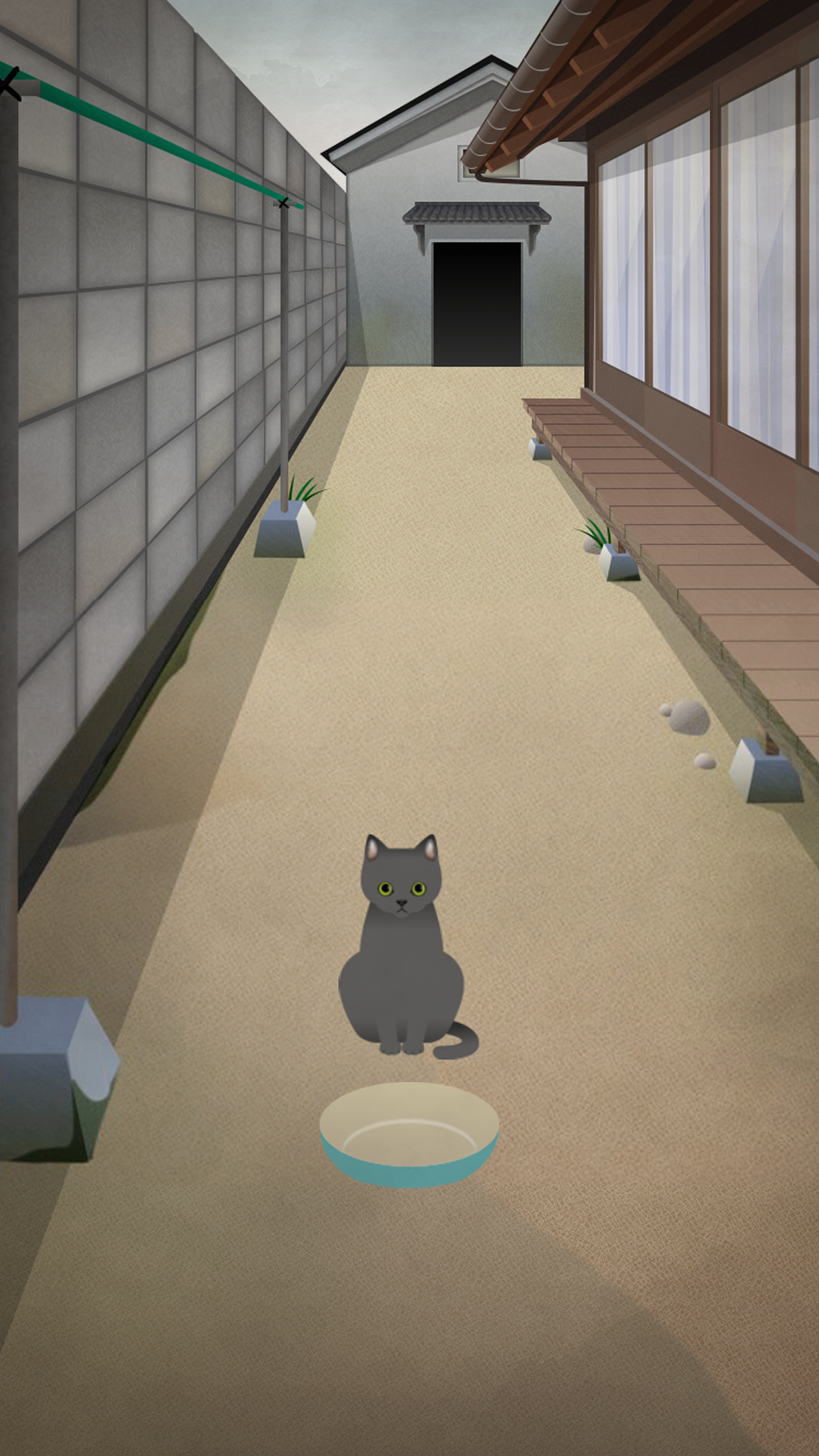 ねこやしき [無料の放置ゲーム！本当にあったら怖いホラー] Game Screenshot
