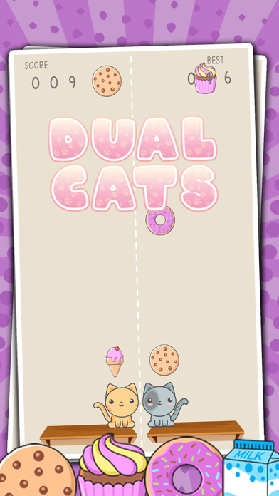 Dual Cats: Kawaii Cat Game ภาพหน้าจอเกม