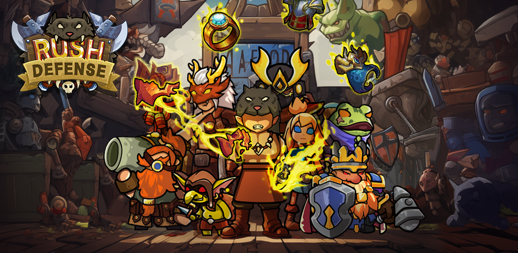 Rush defense: idle TD screenshot