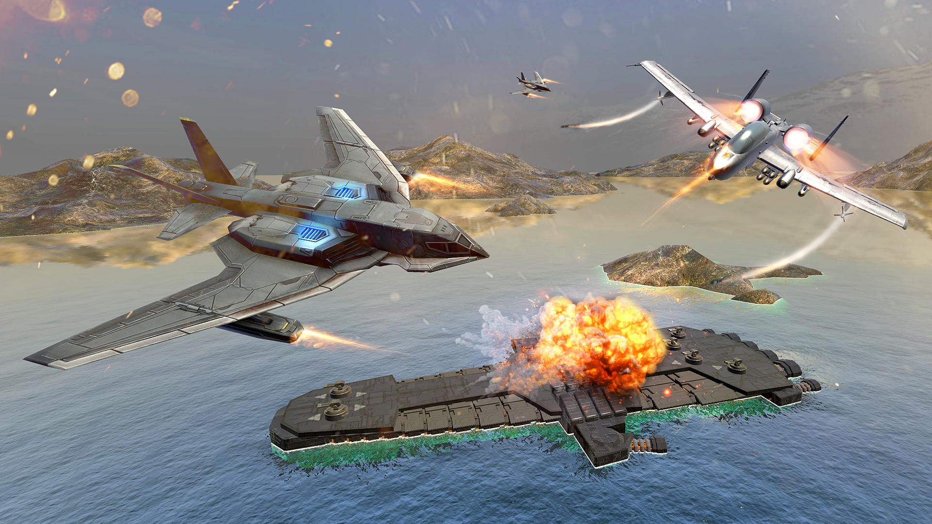 Modern War : Fighter Jet Games 게임 스크린 샷