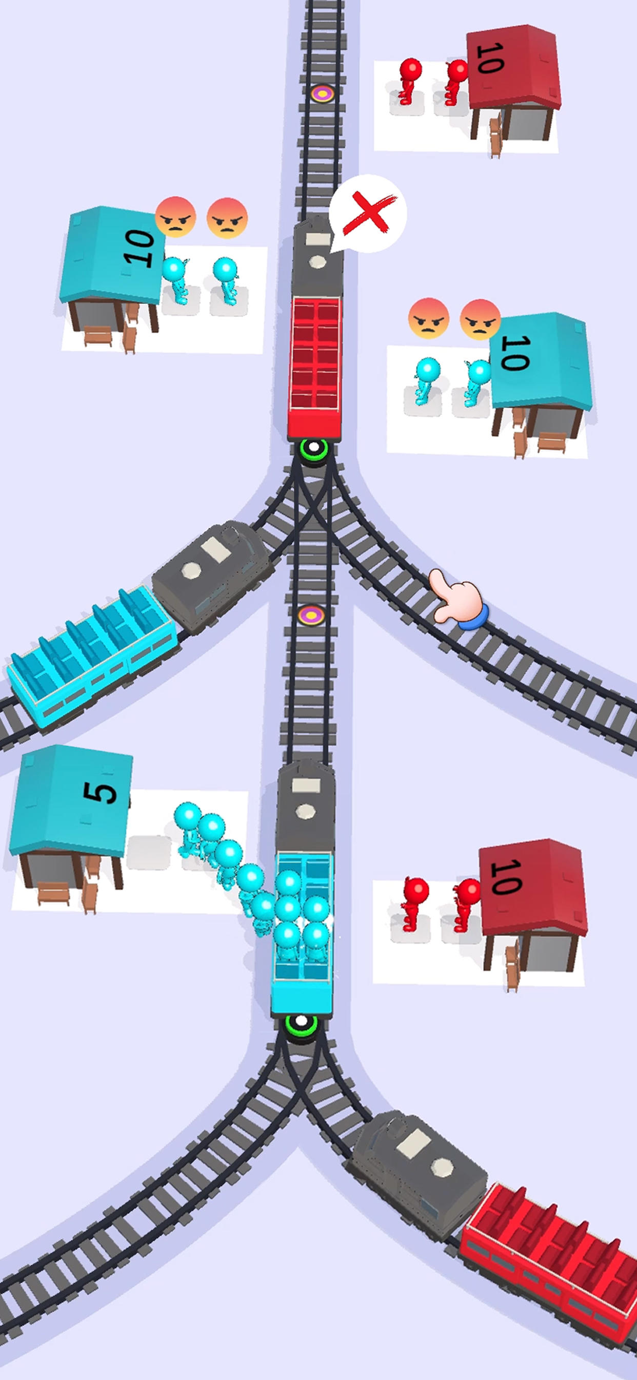 Train Jam Escape: Traffic 3D Game Screenshot