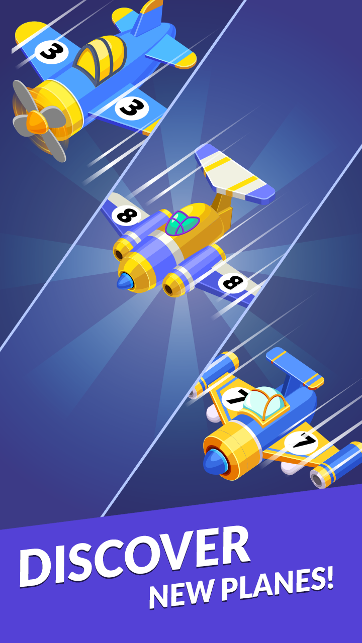 Merge Plane Evolution Game Screenshot