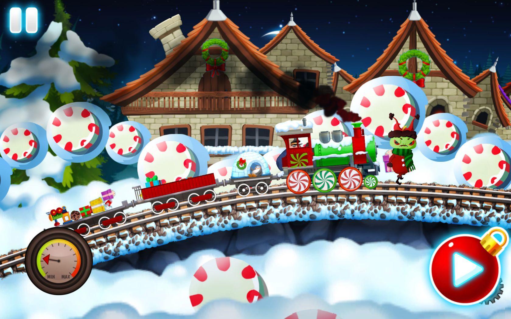 Fun Kids Train 4: Christmas Santa Train Simulator screenshot game