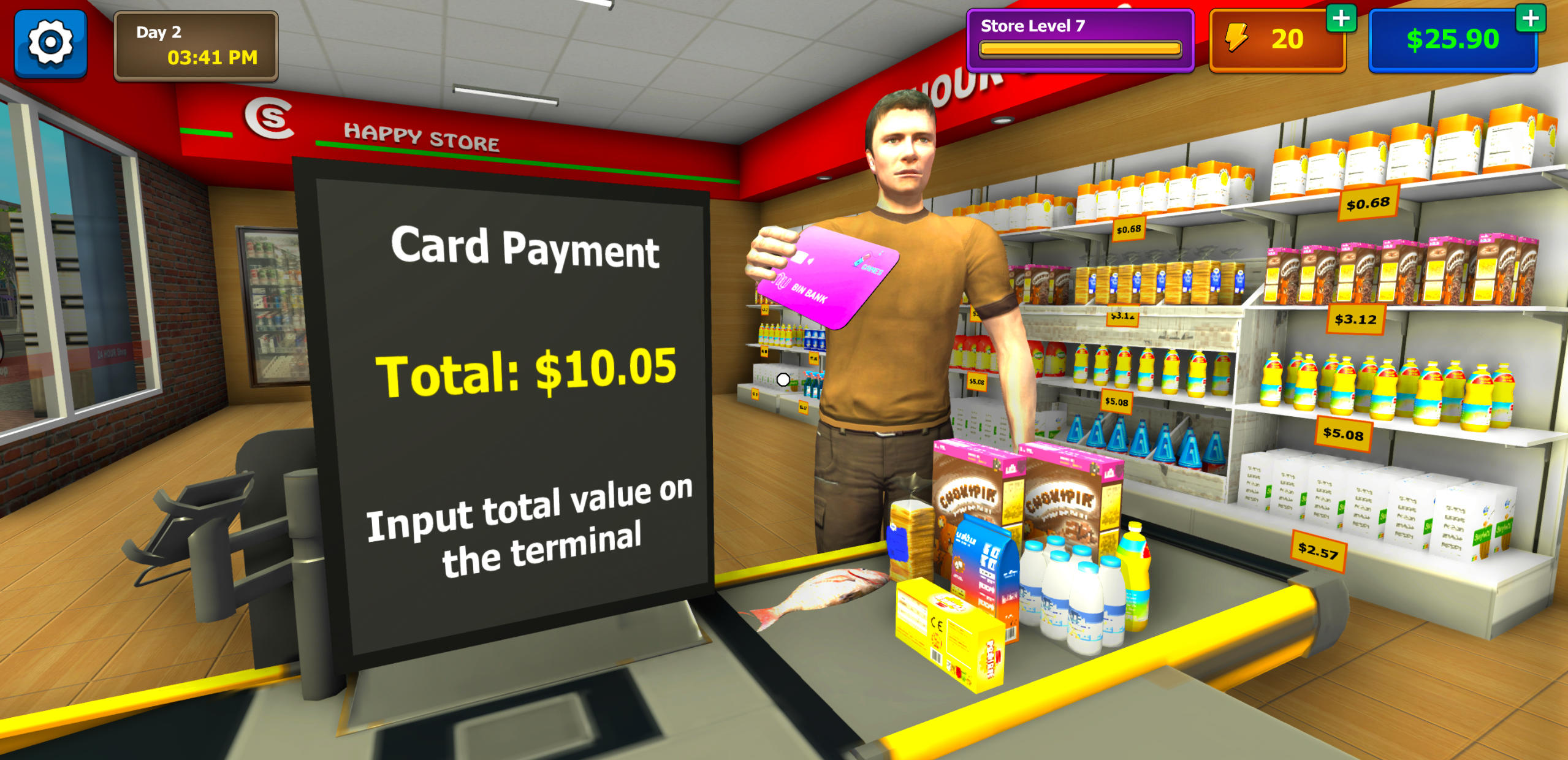 Supermarket Simulator Game Screenshot