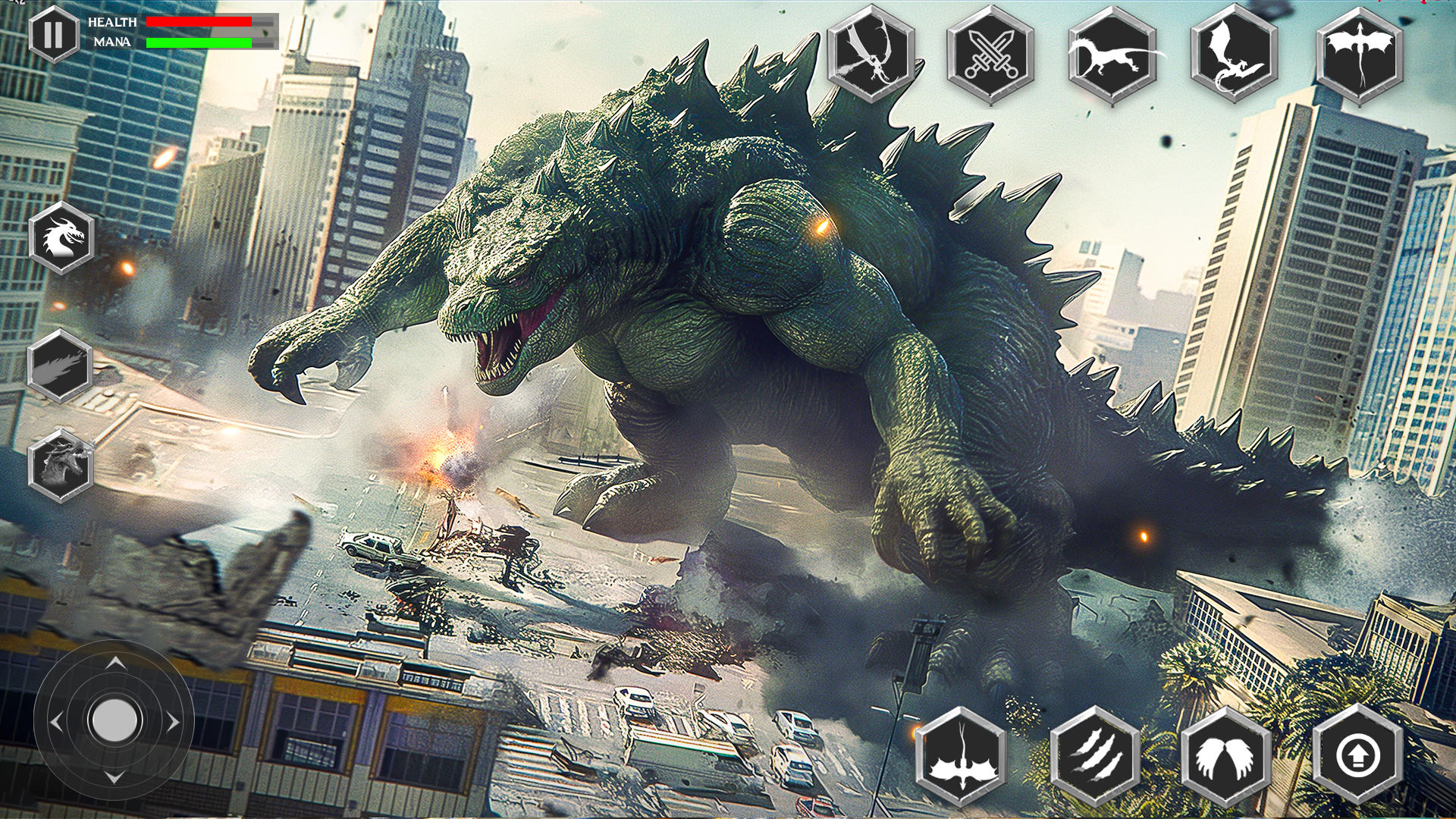 Monster Smash City Siren Head Game Screenshot