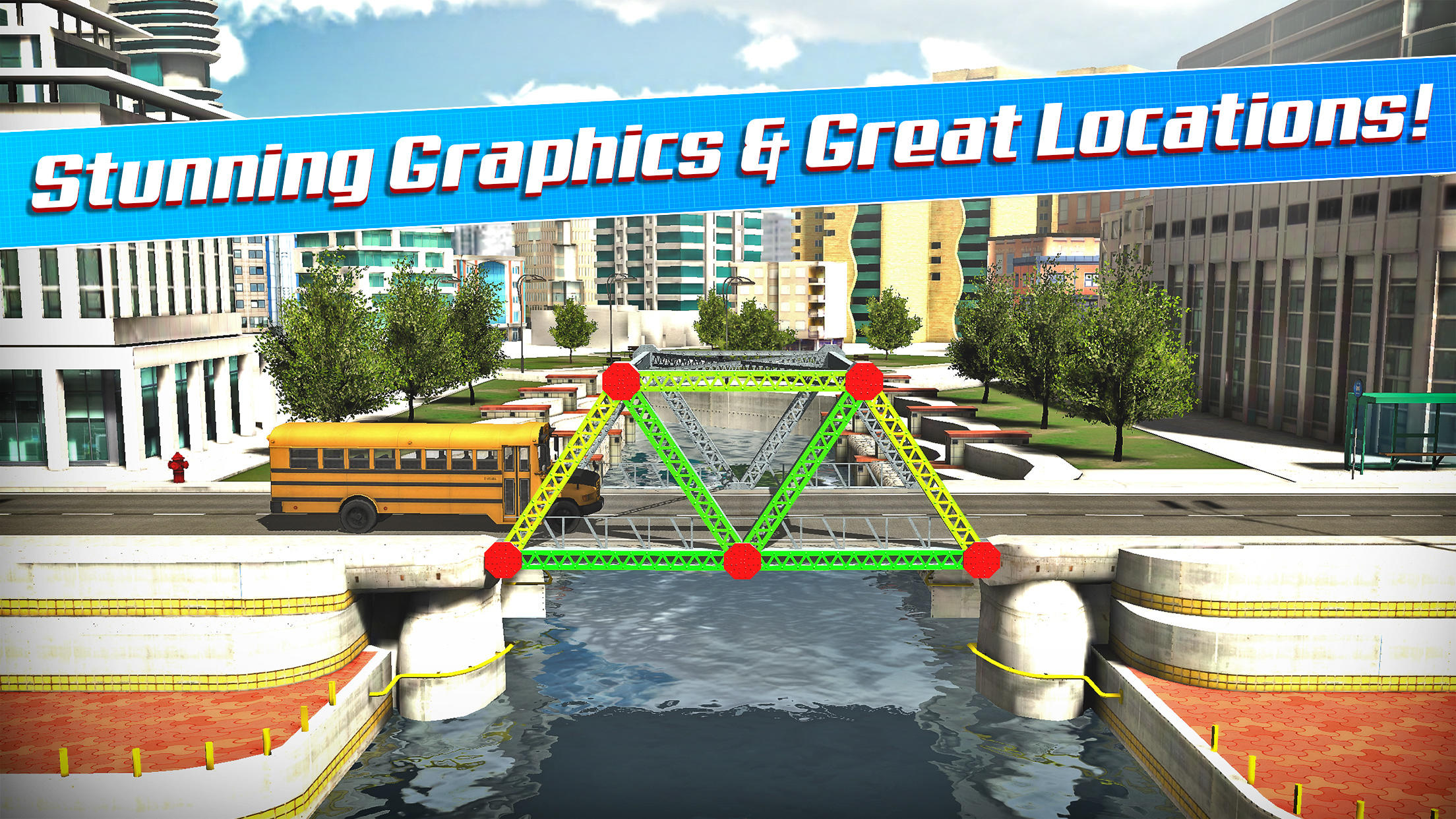 Bridge Construction Simulator Game Screenshot