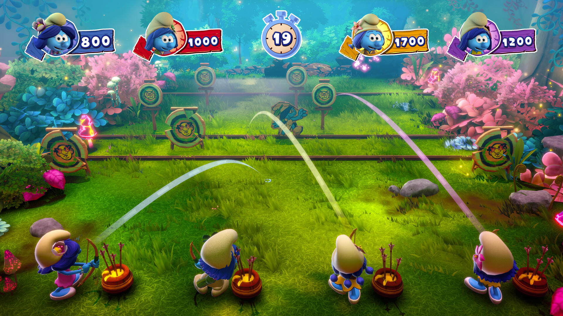Screenshot of The Smurfs - Village Party