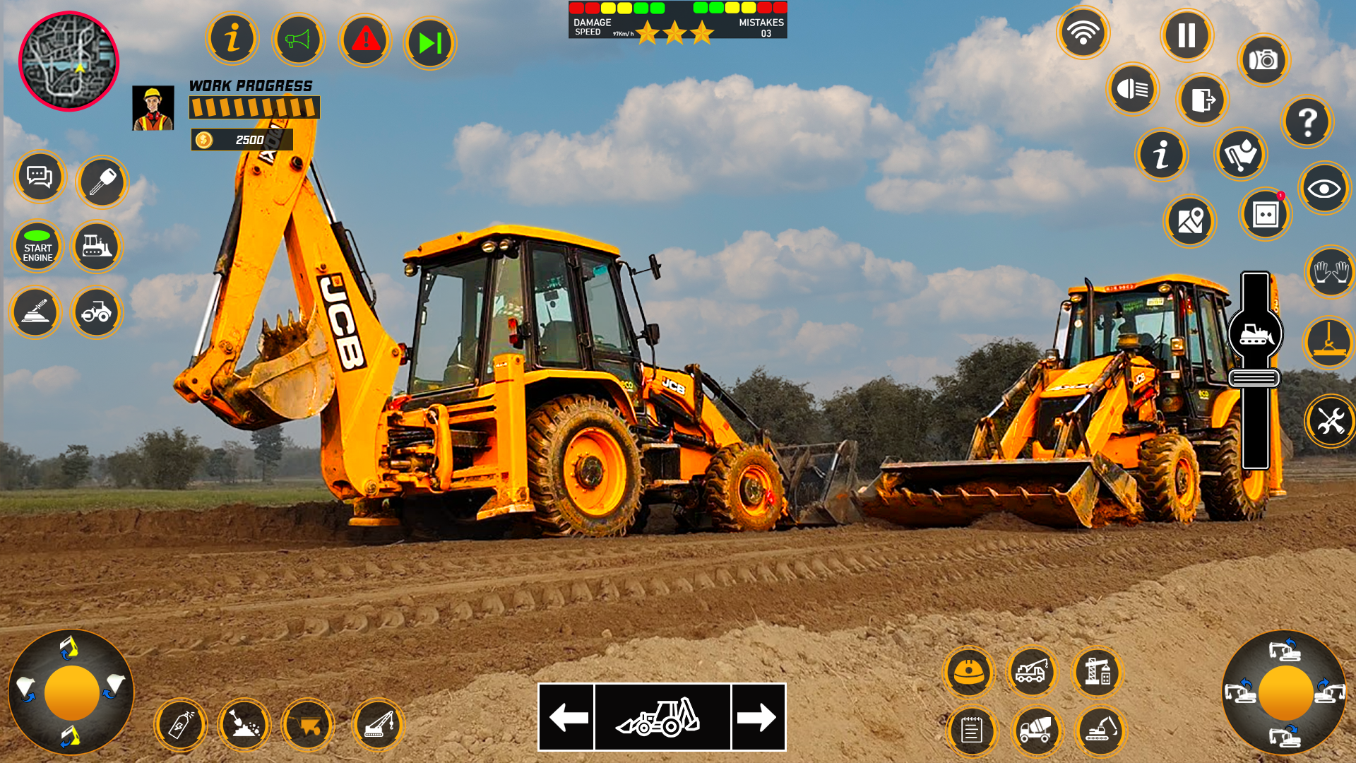 Download do APK de Jogo de Trator Escavadeira JCB para Android