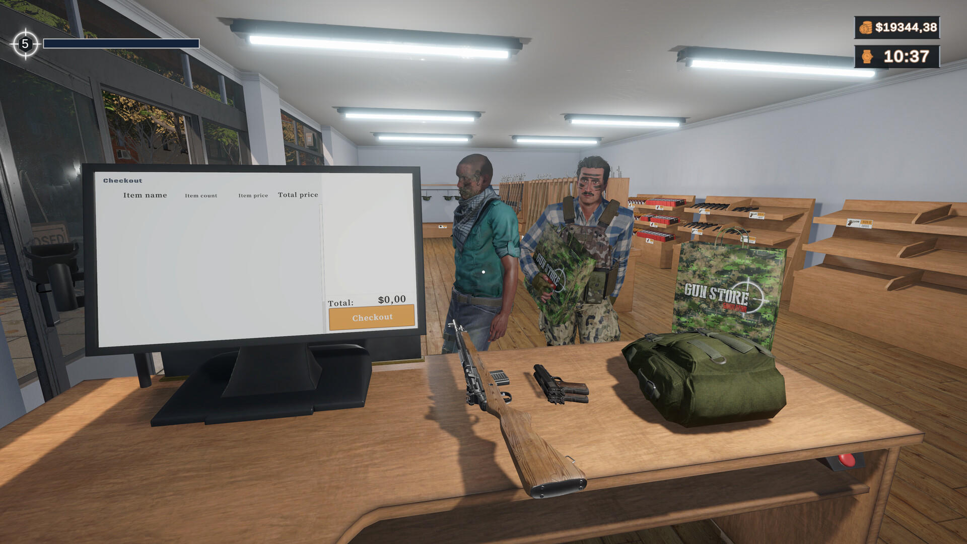 Gun Store Simulator Game Screenshot