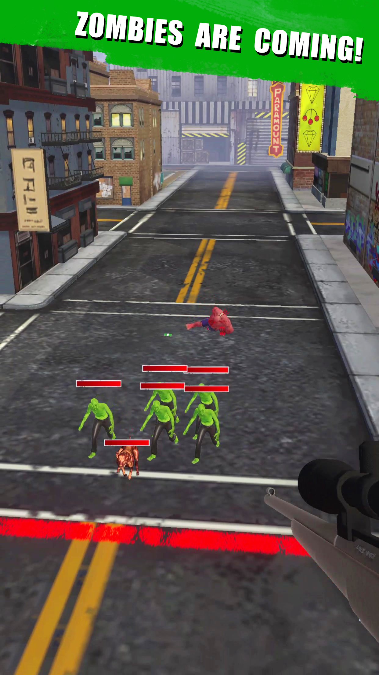 Zombie Sniper Game Screenshot