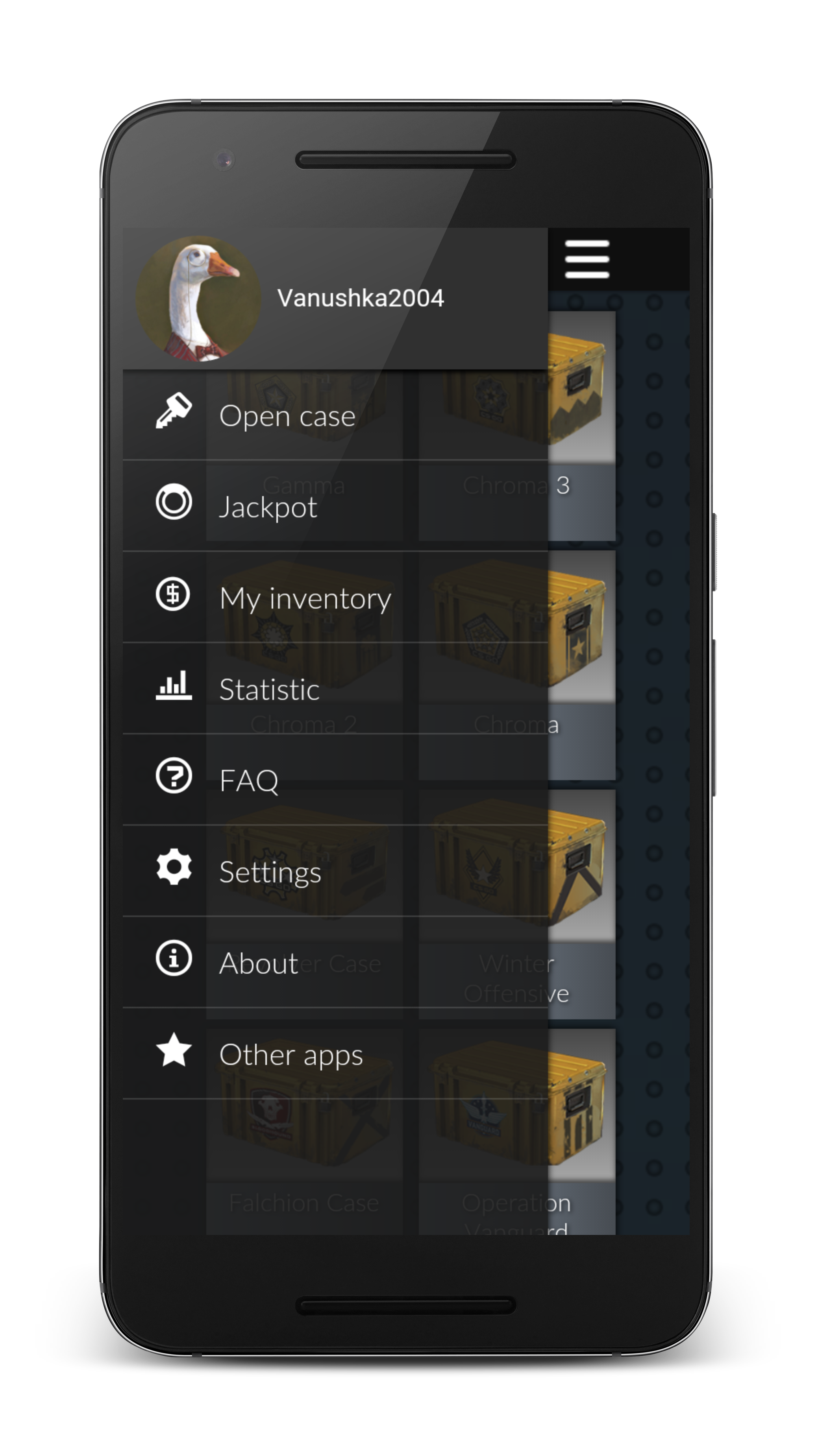 Case Opener Simulator Game Screenshot