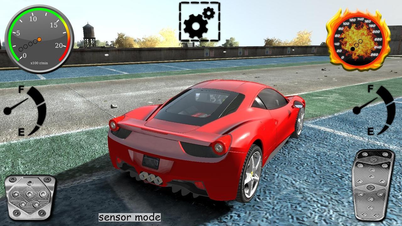 F458 Italia Driving City Game Screenshot