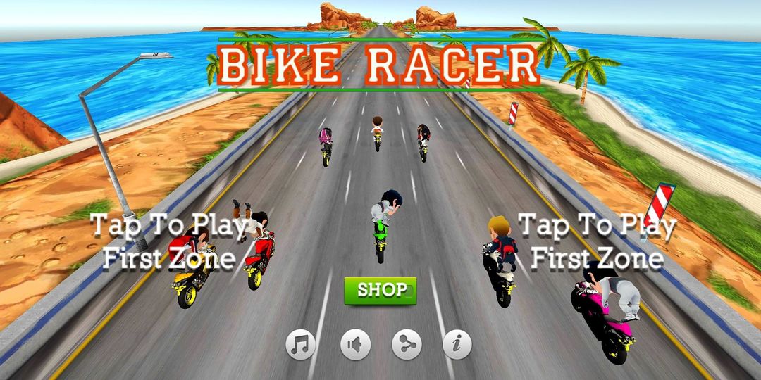 Screenshot of Bike racer 2019