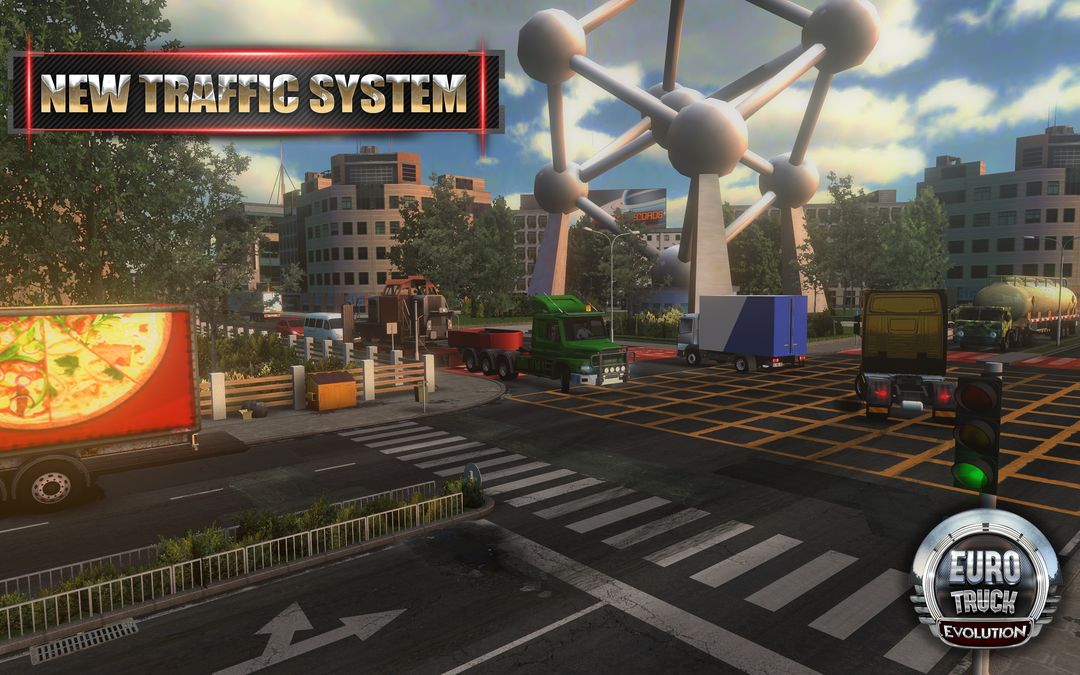 European Truck Simulator ภาพหน้าจอเกม