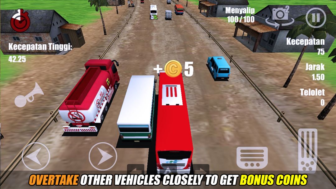 Telolet Bus Driving 3D ภาพหน้าจอเกม