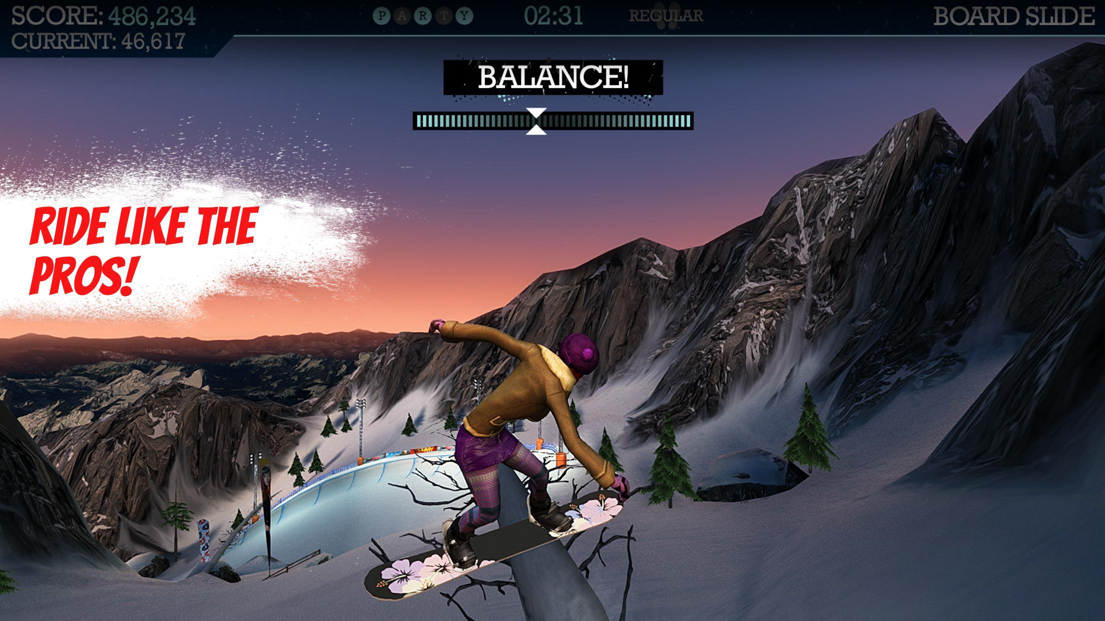 Snowboard Party Game Screenshot