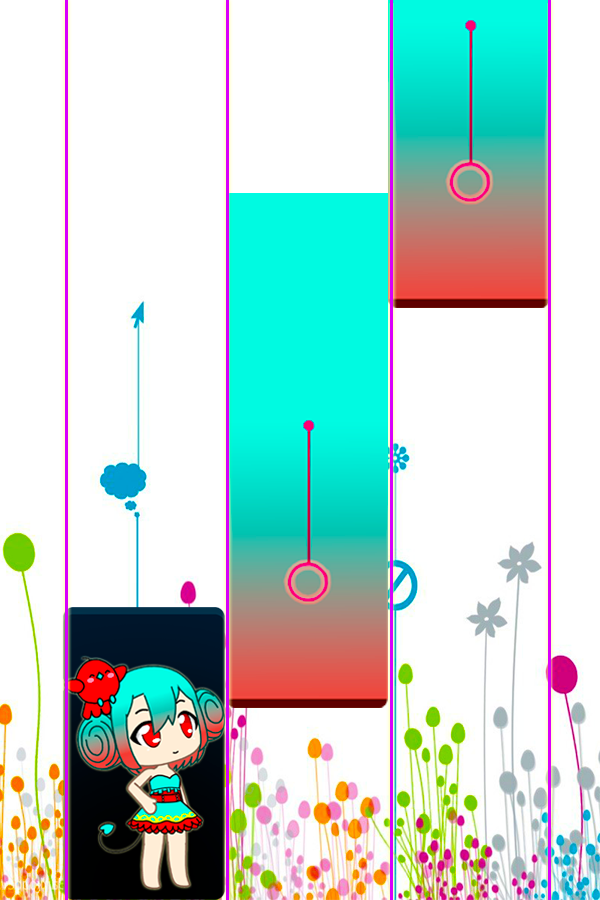 Screenshot of Gacha Piano Tiles 2019