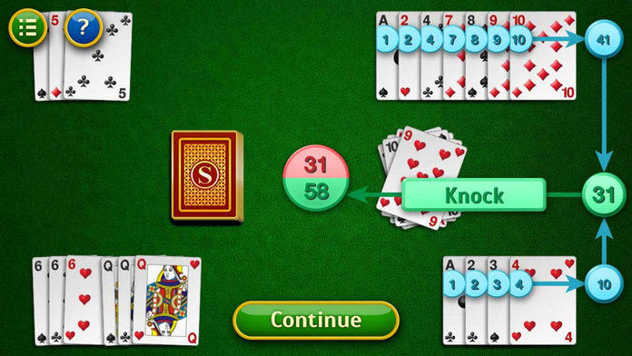Gin Rummy Pro Game Screenshot