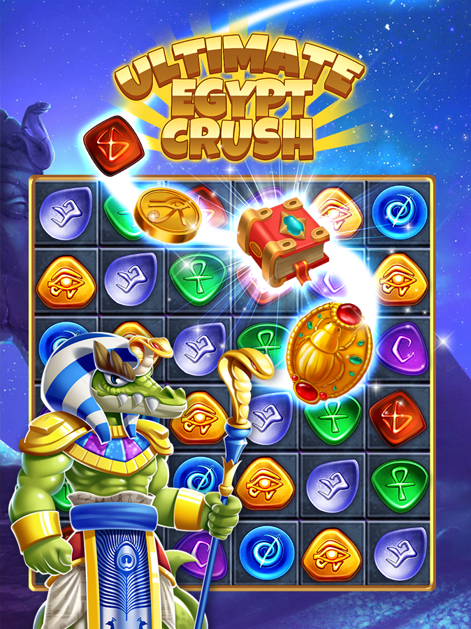 Ultimate Egypt Crush Game Screenshot