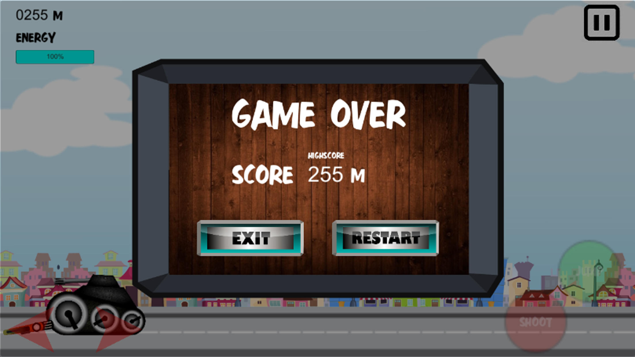 Captura de Tela do Jogo Shooting Down Adventure