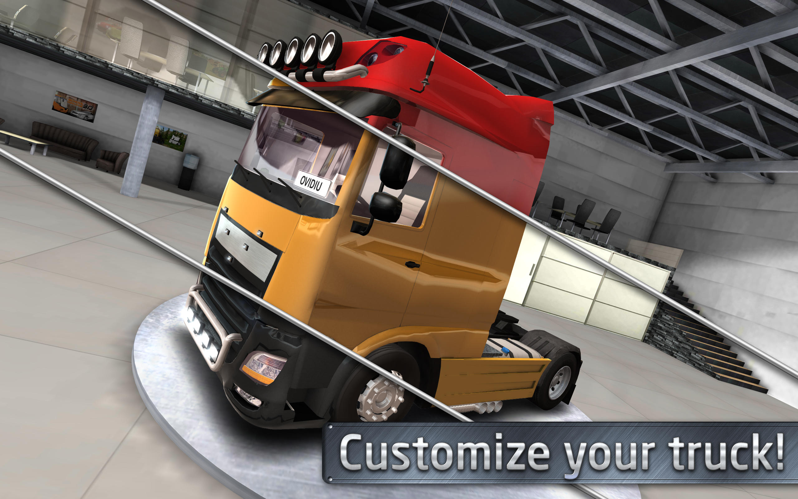 European Truck Simulator Game Screenshot