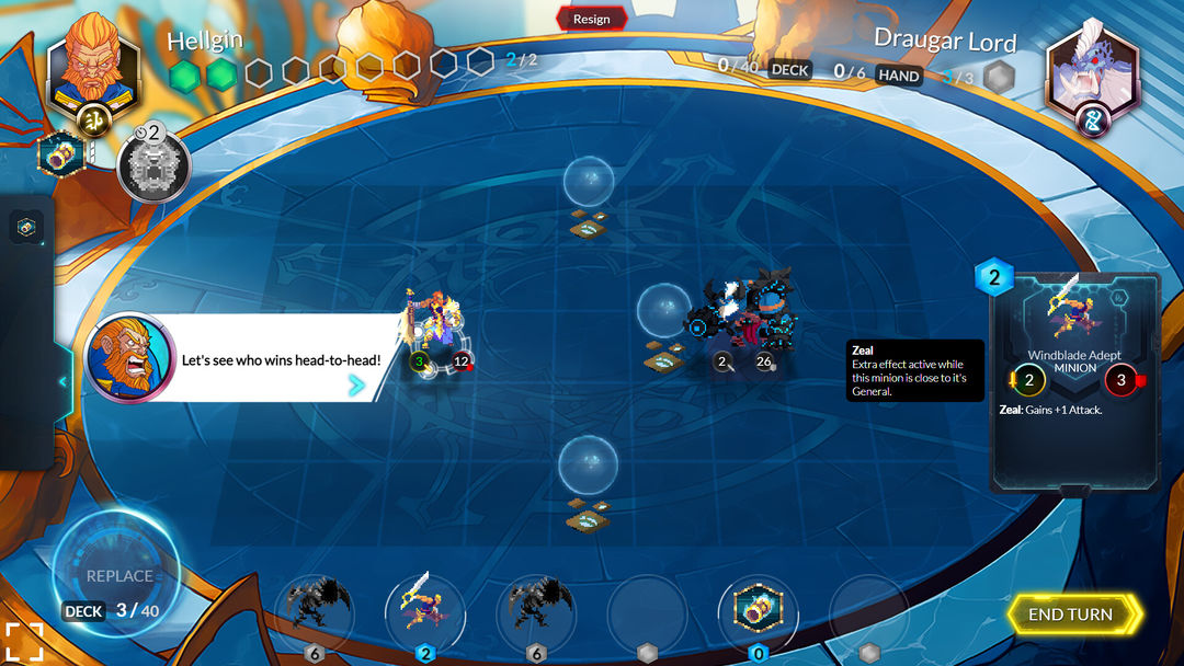 Screenshot of Duelyst GG