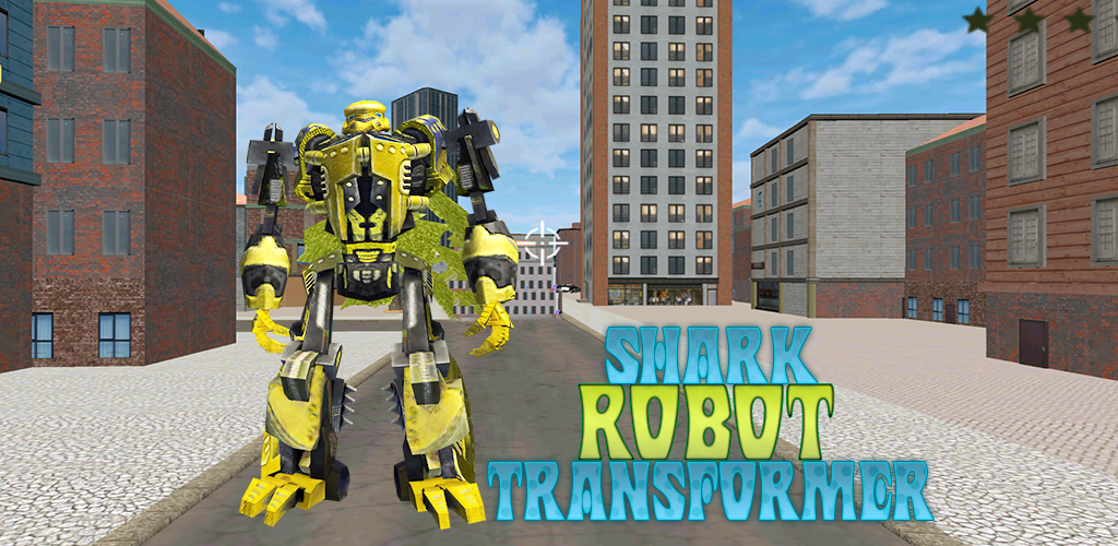 Banner of Wild Robot Shark Attack - Transforming Shark Robot 